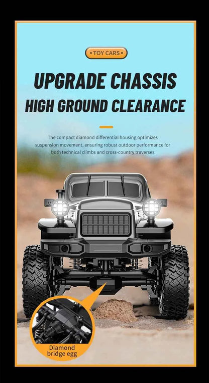 RC Car C8813 Full Proportional Throttle Pickup Truck Model Remote Control Toy 4WD Climbing Off-Road Rc Remote Control Car Gift