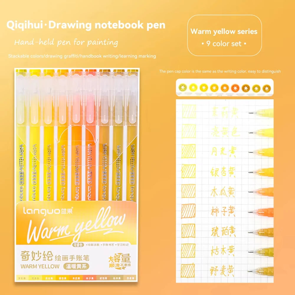 Languo 27-207 Colors Of One Set Drawing Handbook Pens Student DIY Graffiti Multi-Color Gel Pen Writing Marker Stationery    Home Decor Supply | Online Retail | ShoreShopper.com