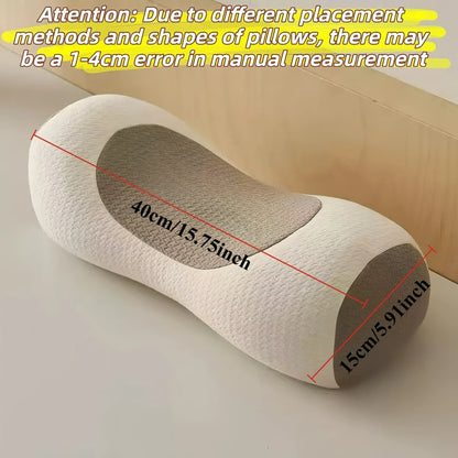 Ergonomic Buckwheat Pillow Adjustable Height Breathable Hypoallergenic Pillow with Removable Cover Cervical Spine & Head Back - ShoreCo.Shop