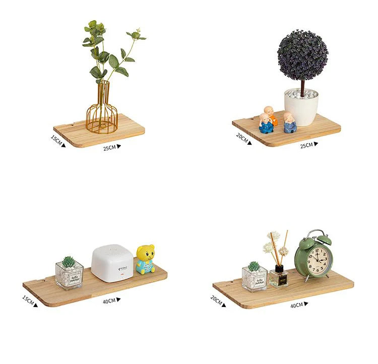 Floating Shelves for Wall Decor,Soild Wood Wall Mounted Shelf for Bathroom,Bedroom,Living Room Kitchen Storage&Decoration    Home Decor Supply | Online Retail | ShoreShopper.com