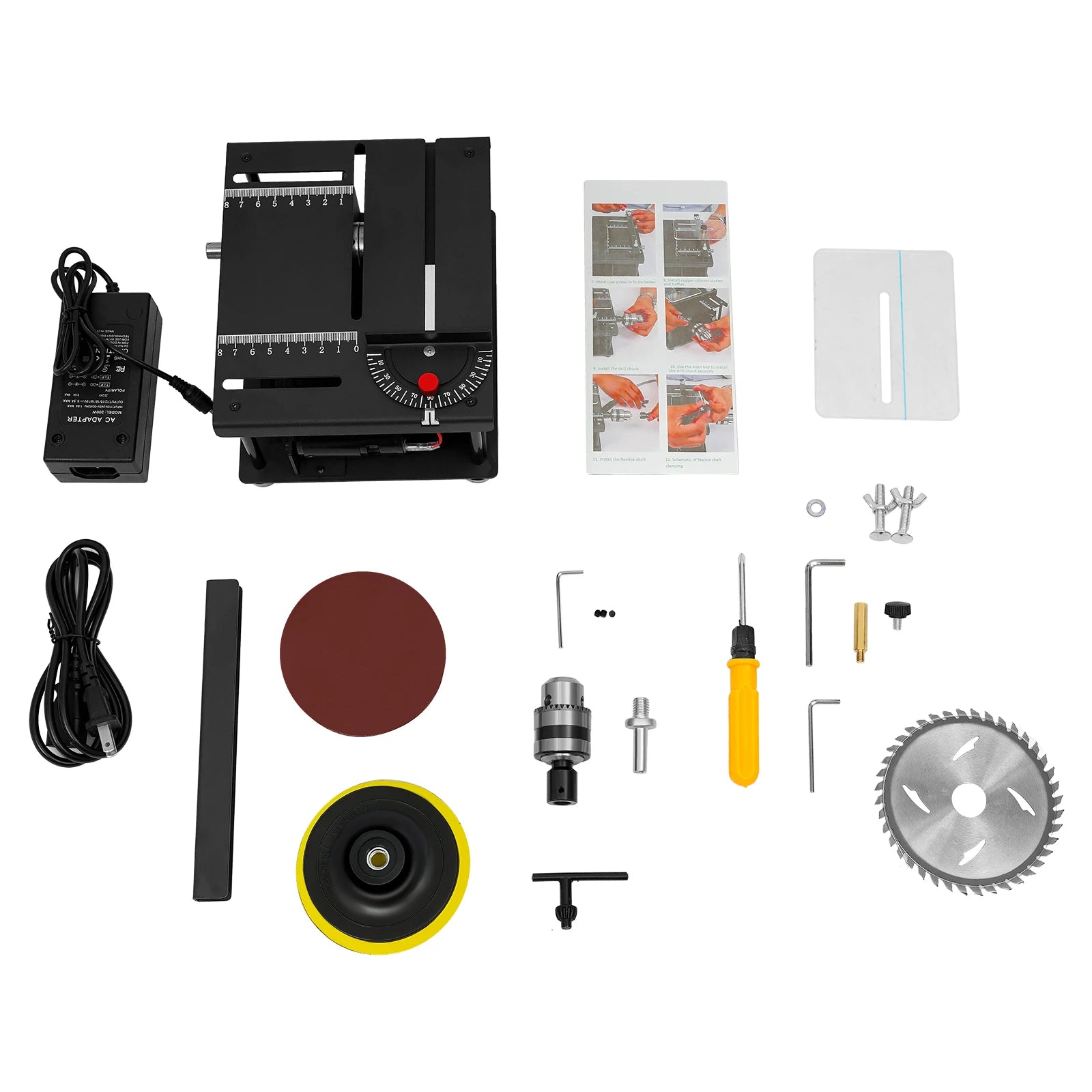 200W Cutting Tool Machine  Mini Table Saw  Multi-Functional Cutting Bench    Home Decor Supply | Online Retail | ShoreShopper.com