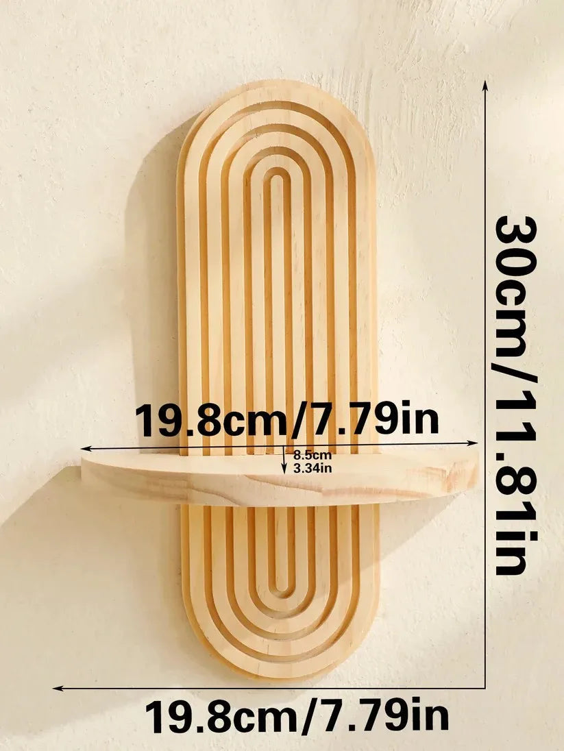 Boho Wooden Shelves for Wall Decorative Book Floating Wall Shelf for Living Room Bathroom Bedroom Classroom Office Nursery Home    Home Decor Supply | Online Retail | ShoreShopper.com