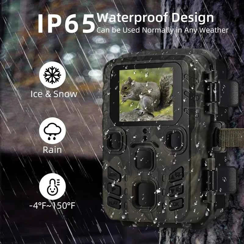Hunting Trail Camera 24MP 1080P Outdoor Wildlife Cameras Surveillance Night Vision Photo Traps