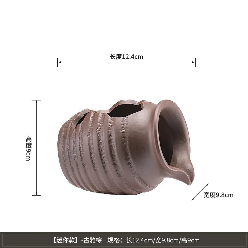 Ceramic Waterfall Jug - Circulating Clay Pot Fountain for Garden, Fish Tank & Courtyard Decor | Handmade Rustic Water Feature    Home Decor Supply | Online Retail | ShoreShopper.com