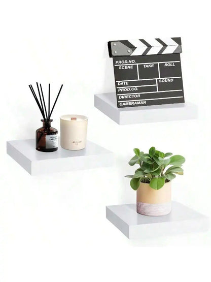 Square Floating Shelf Wood Wall Small Shelves for Living Room Decor Display Stand Bedroom Bathroom Decorative Floating Shelf    Home Decor Supply | Online Retail | ShoreShopper.com