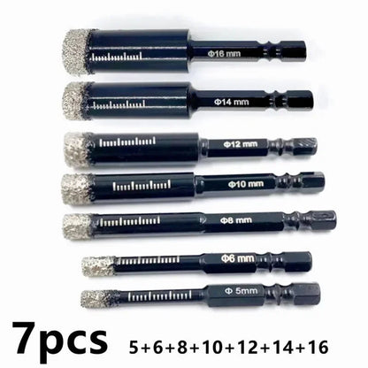 5-16mm Hexagonal Shank Brazed Dry Ceramic Tile Drill Bit Marble Granite Vitrified Tile Hole Opener Diamond Drill Bit Hole Saw    Home Decor Supply | Online Retail | ShoreShopper.com