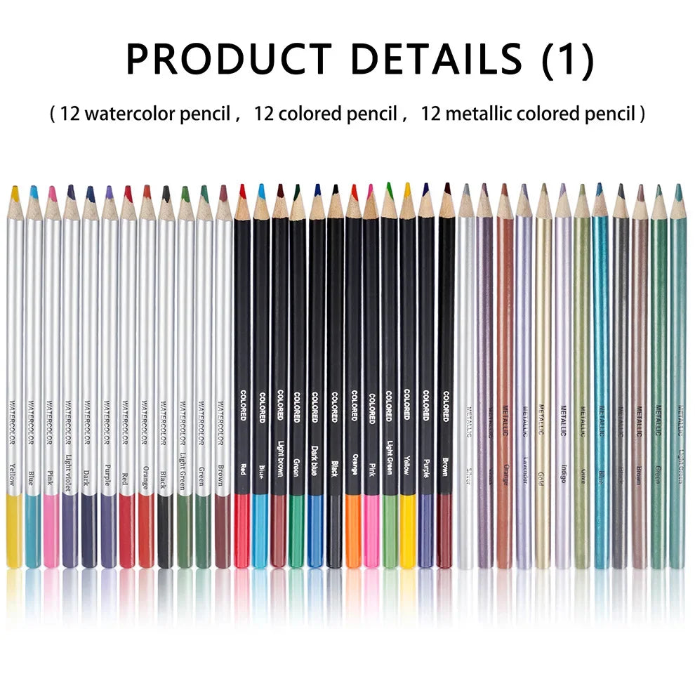 Art Painting Set 83pcs Art Sketching Set Color Lead Pencil High Quality Set Art Professional School Drawing Supplies    Home Decor Supply | Online Retail | ShoreShopper.com