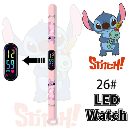 Disney Stitch Digital Kids' Watches Anime Figures LED Luminous Watch Touch Waterproof Electronic Sports Watch Kids Birthday Gift    Home Decor Supply | Online Retail | ShoreShopper.com