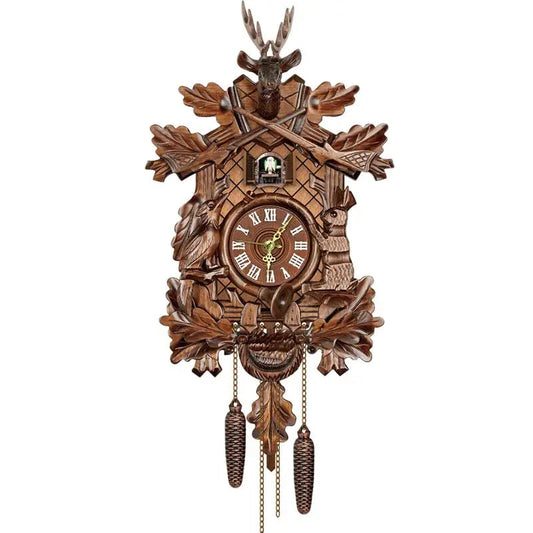German Traditional Black Forest Wooden Style Cuckoo Clock Handmade    Home Decor Supply | Online Retail | ShoreShopper.com
