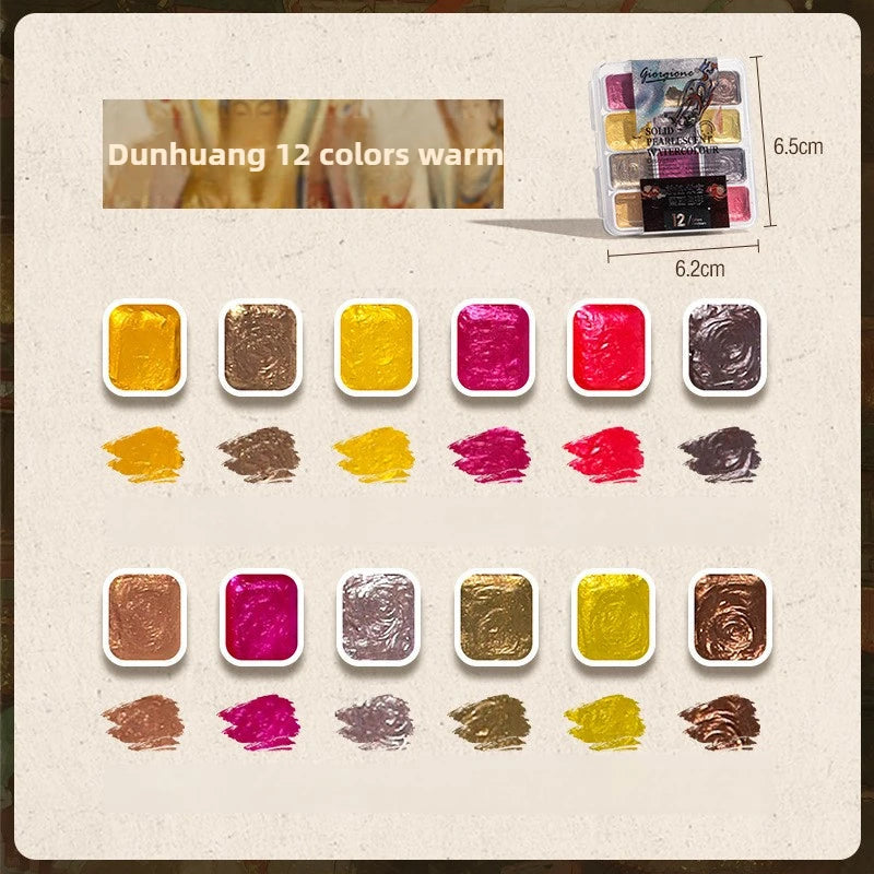 12/98/150/180 Colors Pearl Solid Water Color Paint Set Portable Professional Watercolor Painting School Art Supplies Stationery    Home Decor Supply | Online Retail | ShoreShopper.com