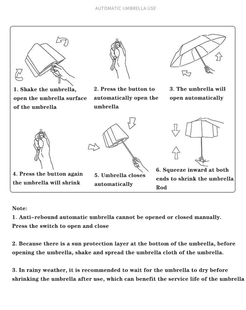UV sunshade umbrella,Portable folding umbrella,Large area adult umbrella,ultraviolet-proof,Insulation and cooling,automatic    Your Coastal Marketplace | Shoreshopper.com