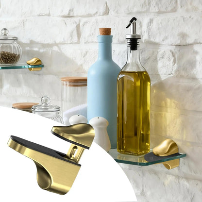 Shelf Brackets Adjustable Shower Glass Shelf Brackets Holder Parts Holder Support Clip Hardware for Wood Acrylic Cabinet Bar    Home Decor Supply | Online Retail | ShoreShopper.com