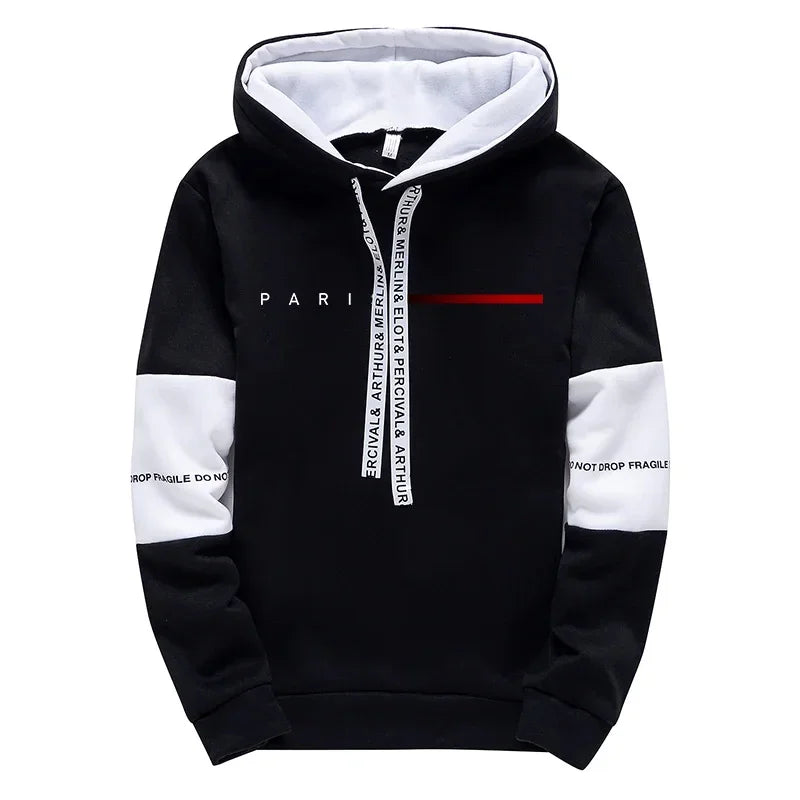 Paris Fashion Hoodies for Men High Quality Hooded Long Sleeve Sweatshirts All Season Daily Casual Sports Pullover Men's Clothes    Home Decor Supply | Online Retail | ShoreShopper.com