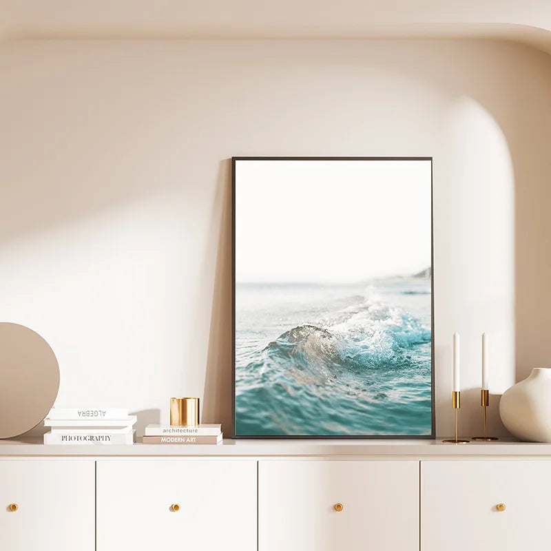 Beach Print Large Ocean Sea Grass Poster Coastal Bedroom Boho Room Decor Minimalist Landscape Printable Pictures Canvas Wall Art    Your Coastal Marketplace | Shoreshopper.com
