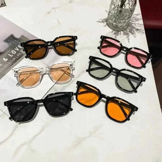 New Vintage Square Sunglasses Women Men Luxury Brand Small Round Sun Glasses Female Small Eyewear Oculos De Sol for Male Female