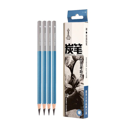 Master Specialized Sketch Charcoal,Hard, Neutral, Soft Refills,Drawing Pencils,Art Student Fine Arts Supplies 12 pcs Box TB-01    Home Decor Supply | Online Retail | ShoreShopper.com