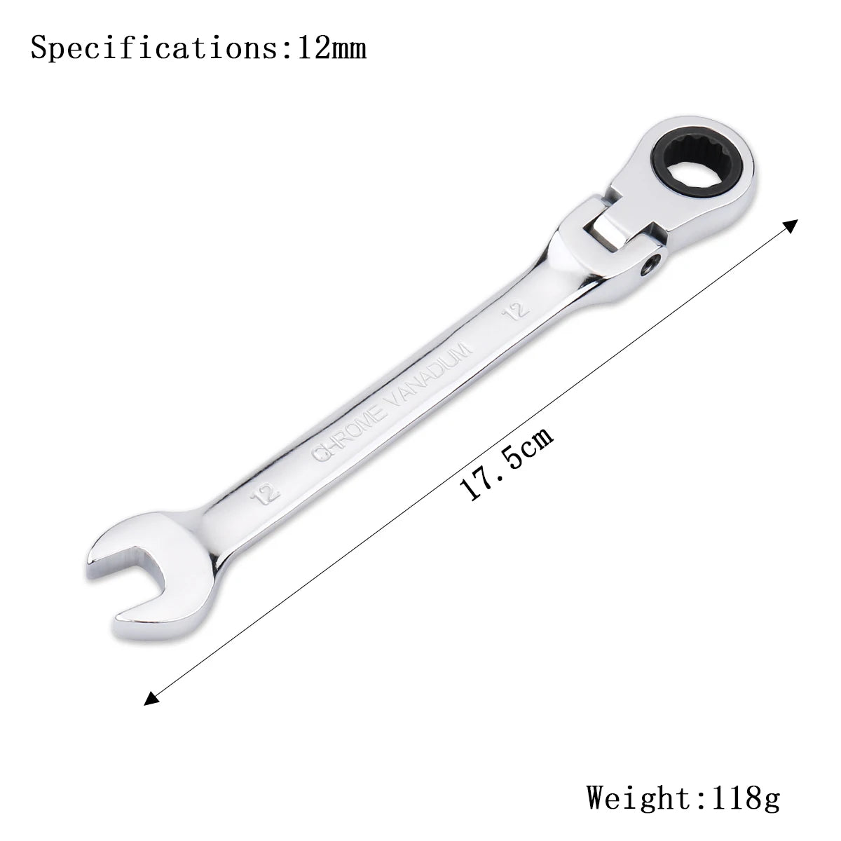 Ratchet Wrench of Keys Spanner Set Hand Tool 72-Tooth Ratcheting Flexible Head Mirror Finish 6mm-27mm Auto and Home Repair 1 pcs    Home Decor Supply | Online Retail | ShoreShopper.com