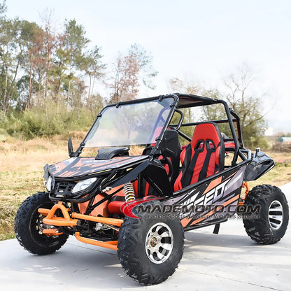 Adult Gas Off Road Go Kart 4 Wheel Two Seat Buggy for Sale Entertainment Equipment Outdoor Go-Karting At The Amusement Park - ShoreCo.Shop