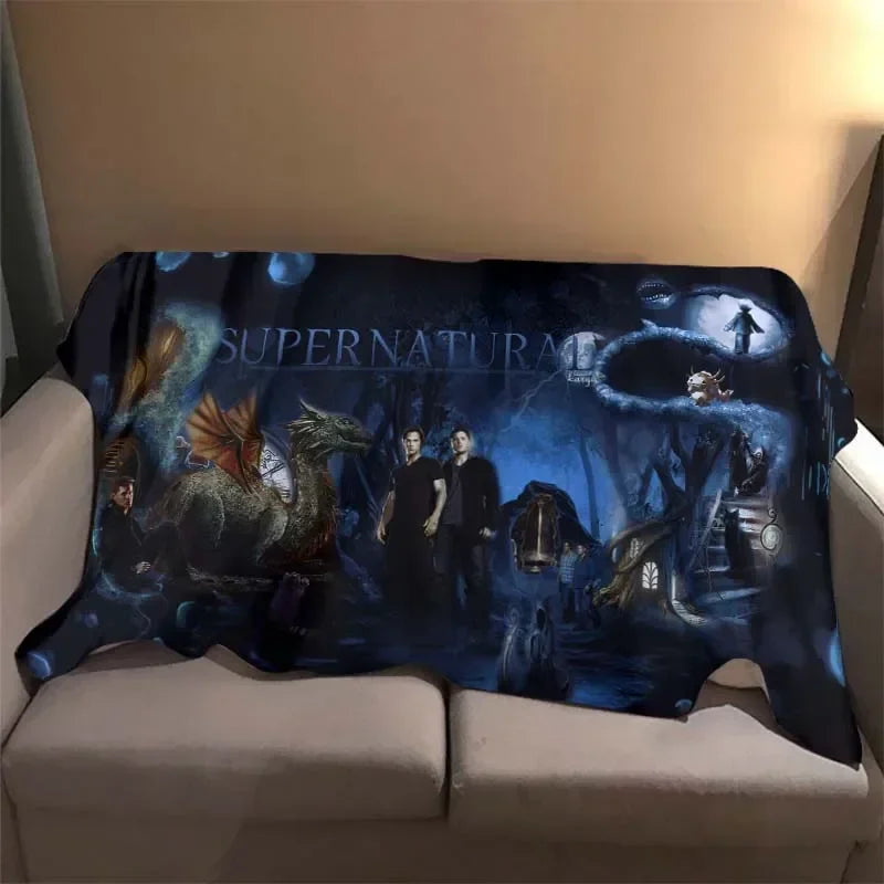 Multi-size Supernatural 3D Printing Four Seasons Blanket Sofa Cover Travel Bed Plush Blanket Lightweight Flannel Blanket    Your Coastal Marketplace | Shoreshopper.com