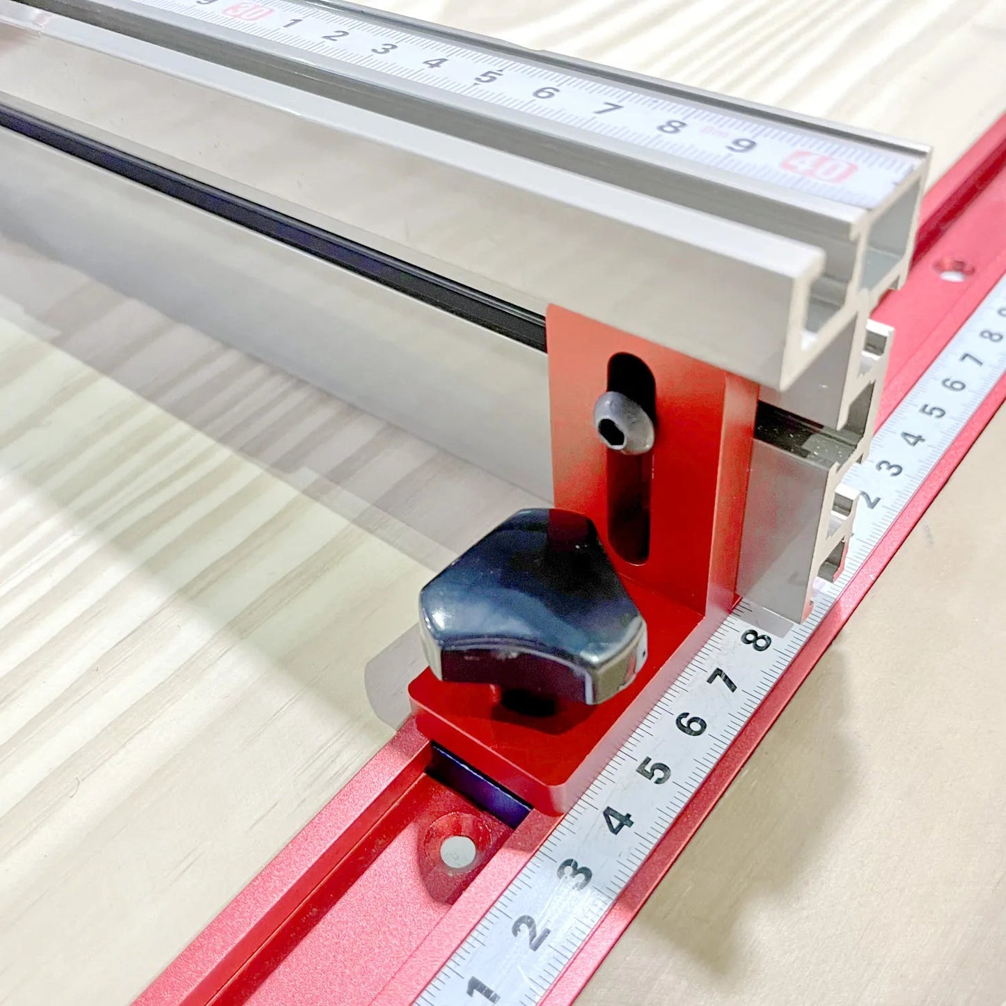 Router Table Fence Aluminum Multi T-Track Table Saw Profile Fence Woodworking T-Slot Miter Track Connector and Fence Stoppe    Home Decor Supply | Online Retail | ShoreShopper.com