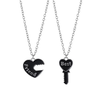 New Best Friends Necklace For Women Girls Broken Heart Puzzle Musical Note Pendant Necklaces BFF Friendship Forever Jewelry Gift    Home Decor Supply | Online Retail | ShoreShopper.com