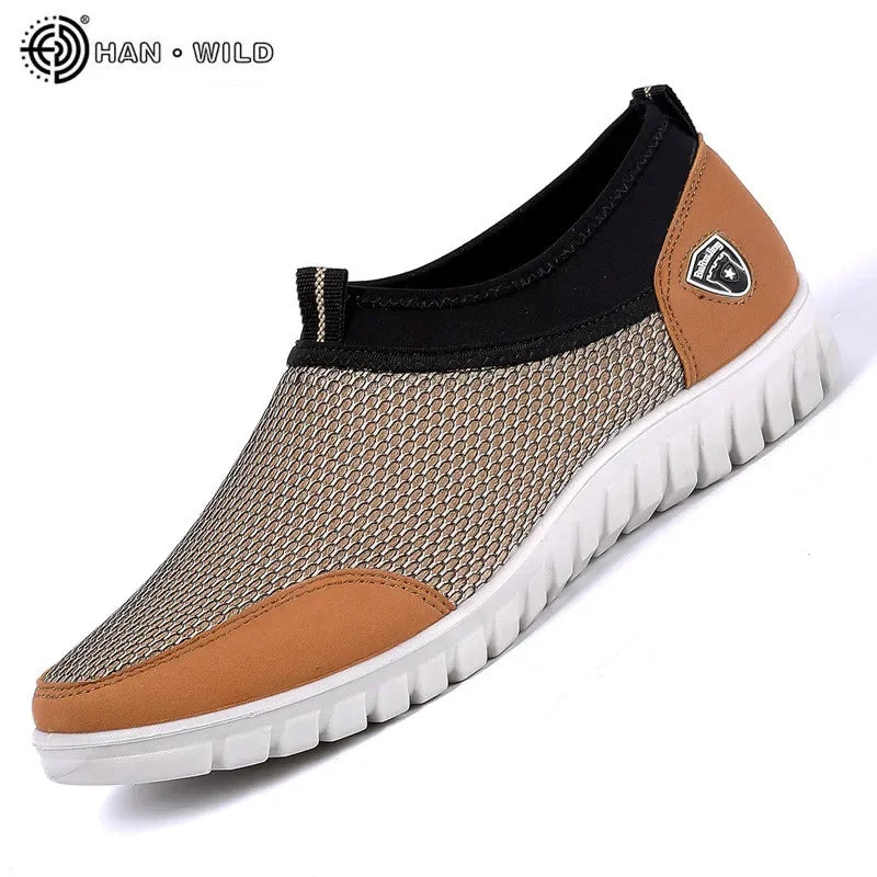 2023 Summer Mesh Shoe Sneakers for Men Shoes Breathable Men's Casual Shoes Slip-On Male Shoes Loafers Casual Walking Sneakers - ShoreCo.Shop