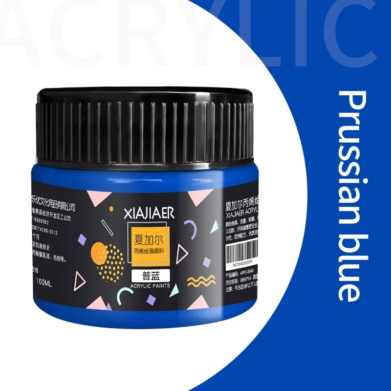 Acrylic paint 100ml hand-painted wall painting Graffiti Stone T-shirt tinned paint Studio multi-color acrylic paint    Home Decor Supply | Online Retail | ShoreShopper.com