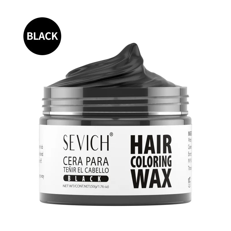 SEVICH Hair Colour Wax Temporary DIY Hair Coloring Wax One-Time Long Lasting Hair Dye Mud Cream Christmas Hair Styling Products - ShoreCo.Shop