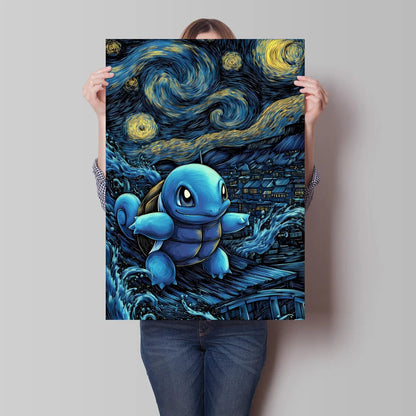 Van Gogh Style Pokemon Pikachu Wall Decoration Multiple Characters Are Available Creating A Unique Artistic Space for Your Home    Home Decor Supply | Online Retail | ShoreShopper.com