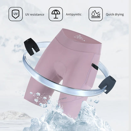 ZYKNIGT bib women's summer free cut hems, high-quality cycling shorts, breathable and quick drying sports pants - ShoreCo.Shop
