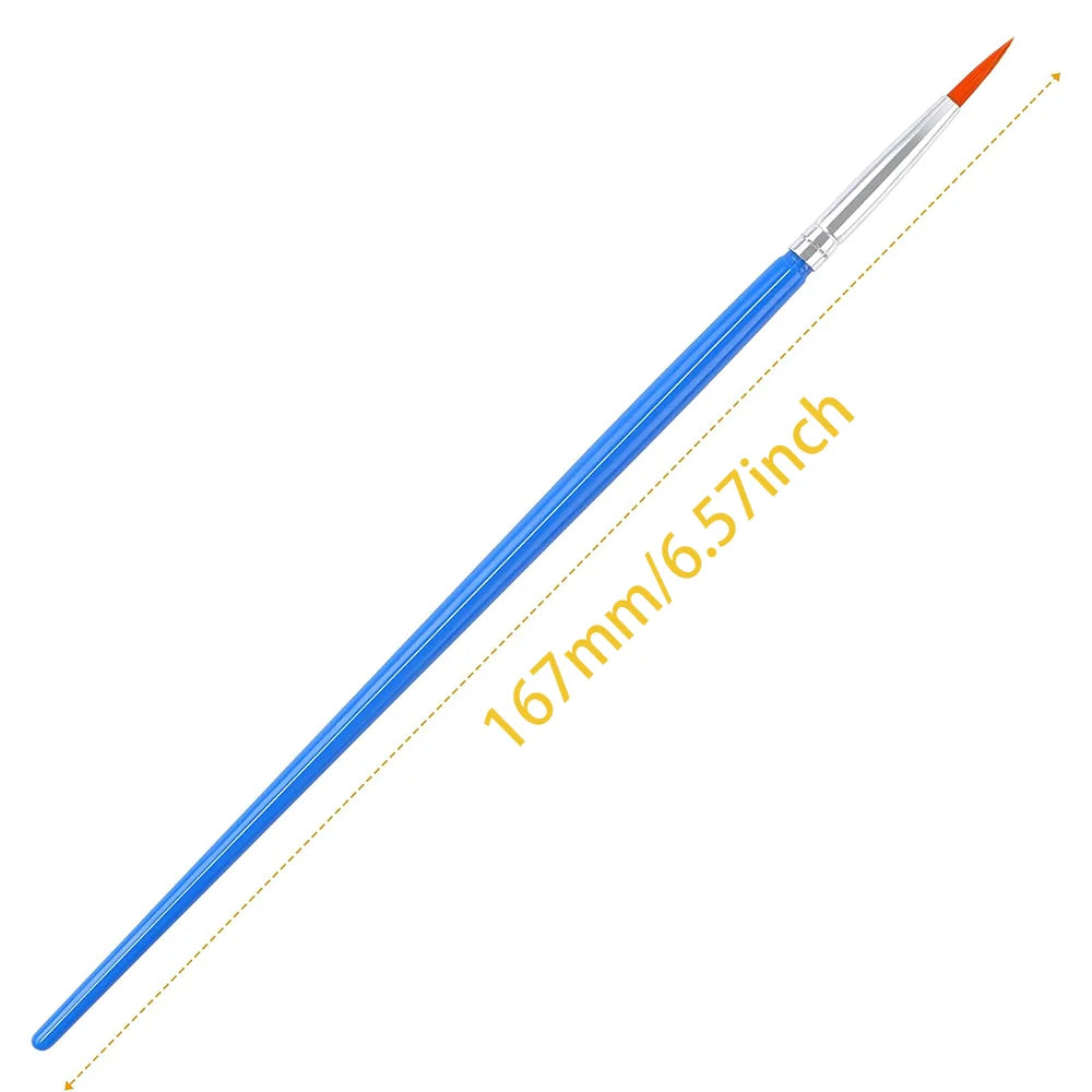 30Pcs Paint Brushes Small for Students - Fine Detail Set for Classroom, Model, Canvas, Face, Nail Art, Acrylic, Watercolor, and    Home Decor Supply | Online Retail | ShoreShopper.com