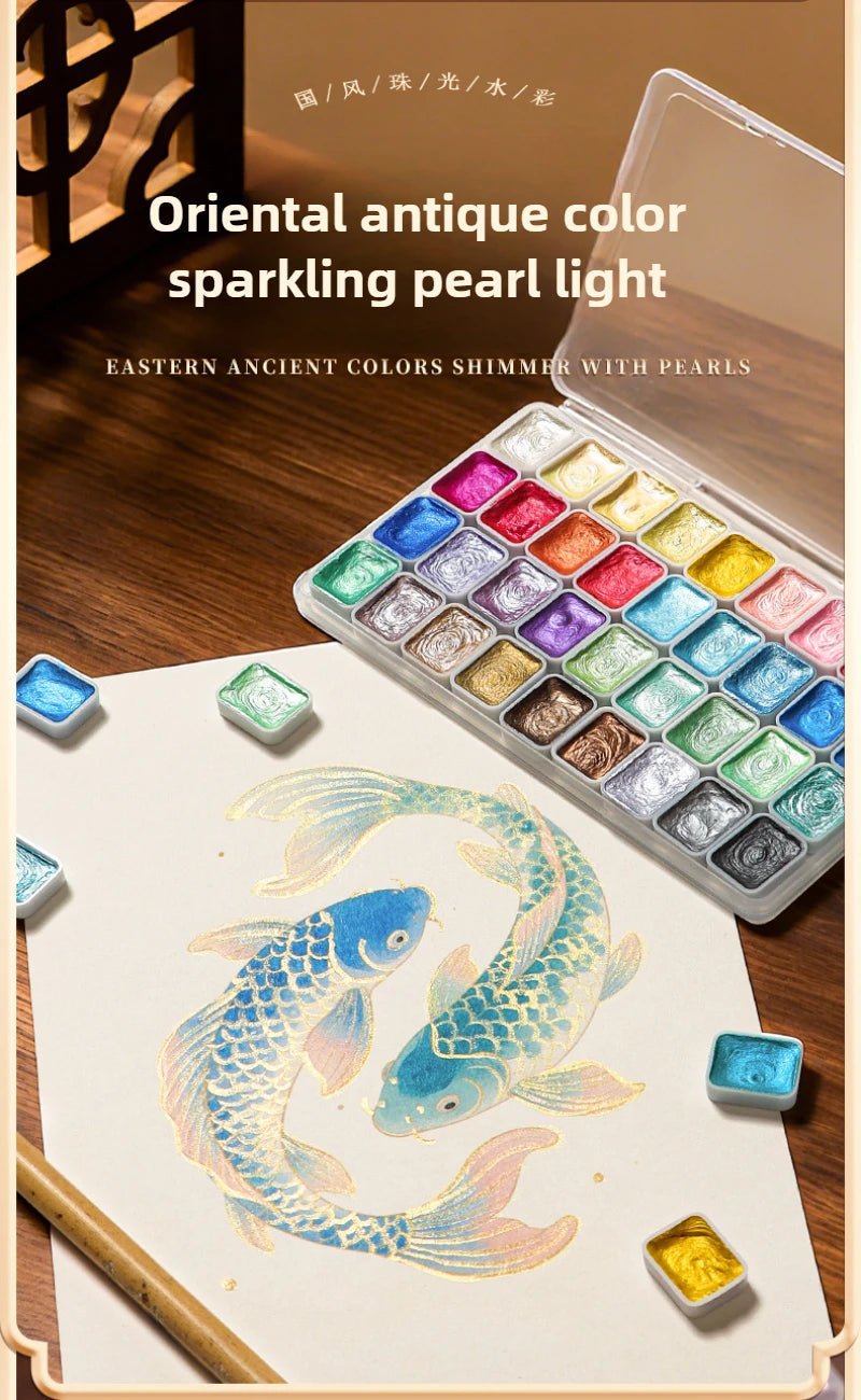 12/98/150/180 Colors Pearl Solid Water Color Paint Set Portable Professional Watercolor Painting School Art Supplies Stationery    Home Decor Supply | Online Retail | ShoreShopper.com