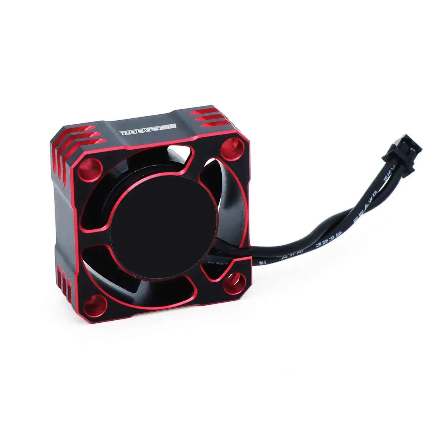 ROCKET-RC 25/30/35/40/50mm V2 Metal Cooling Fan 32000/28000/21000/16000/10000RPM for 1/8 1/10 1/12 RC Car 540/550/3650 Motor ESC