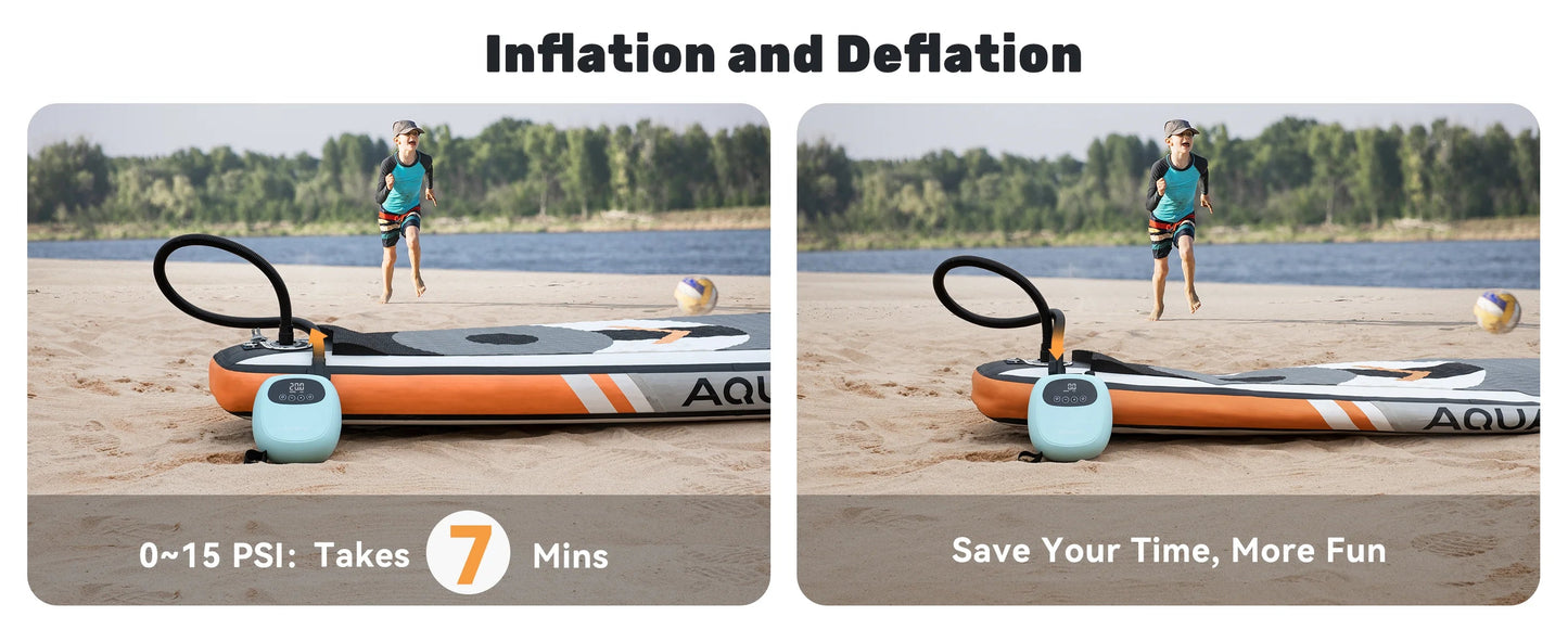 dwndpump Electric 20PSI SUP Pump 38.48Wh Battery Paddle Board Inflation Deflation for Kayak Boat Surfing Board Stand Up Paddle    Home Decor Supply | Online Retail | ShoreShopper.com