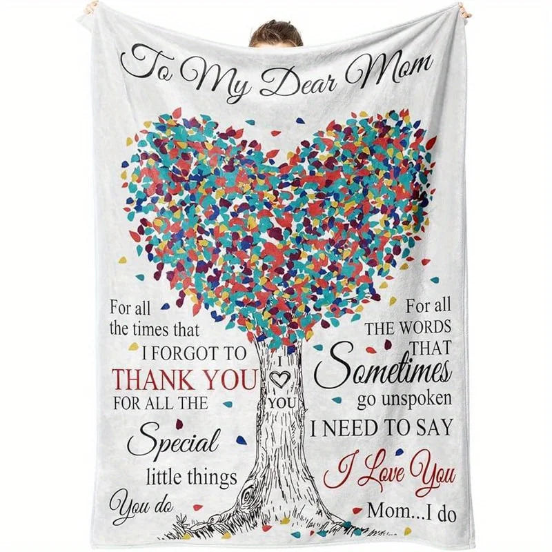 [Soft Flannel Mom Blanket] Super Soft Flannel Throw Blanket - Gifts for Mom from Daughter Son - Mom Birthday Gifts    Home Decor Supply | Online Retail | ShoreShopper.com