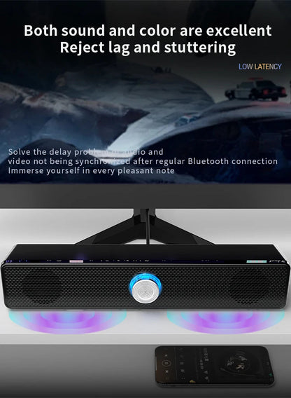 Surround Speaker Home Theater Sound System Computer Soundbar For TV Subwoofer Wired Stereo Strong Bass    Home Decor Supply | Online Retail | ShoreShopper.com