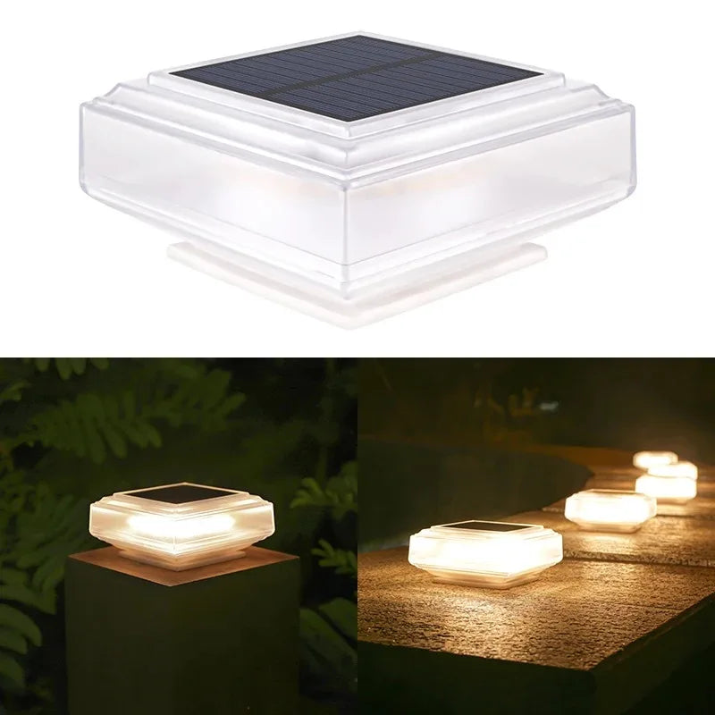 30Led Solar Pillar Light, Post Caps Lights, Waterproof Fence Post Lamp Outdoor, for Garden Wooden Post Lawn Camping Summer Decor    Your Coastal Marketplace | Shoreshopper.com