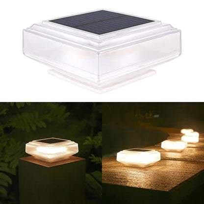 30Led Solar Pillar Light, Post Caps Lights, Waterproof Fence Post Lamp Outdoor, for Garden Wooden Post Lawn Camping Summer Decor    Your Coastal Marketplace | Shoreshopper.com