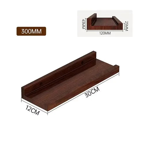 Wooden Floating Shelf Wall Mounted U-shaped Shelf Display Stand For Living Room Bathroom Kitchen Organizer Storage Rack    Home Decor Supply | Online Retail | ShoreShopper.com