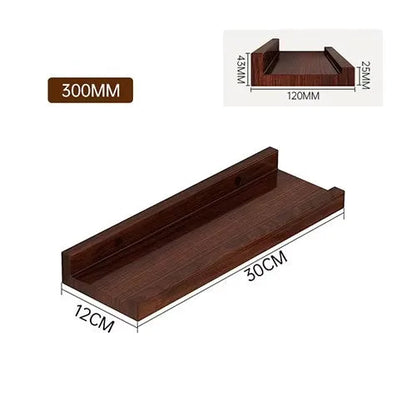 Wooden Floating Shelf Wall Mounted U-shaped Shelf Display Stand For Living Room Bathroom Kitchen Organizer Storage Rack    Home Decor Supply | Online Retail | ShoreShopper.com