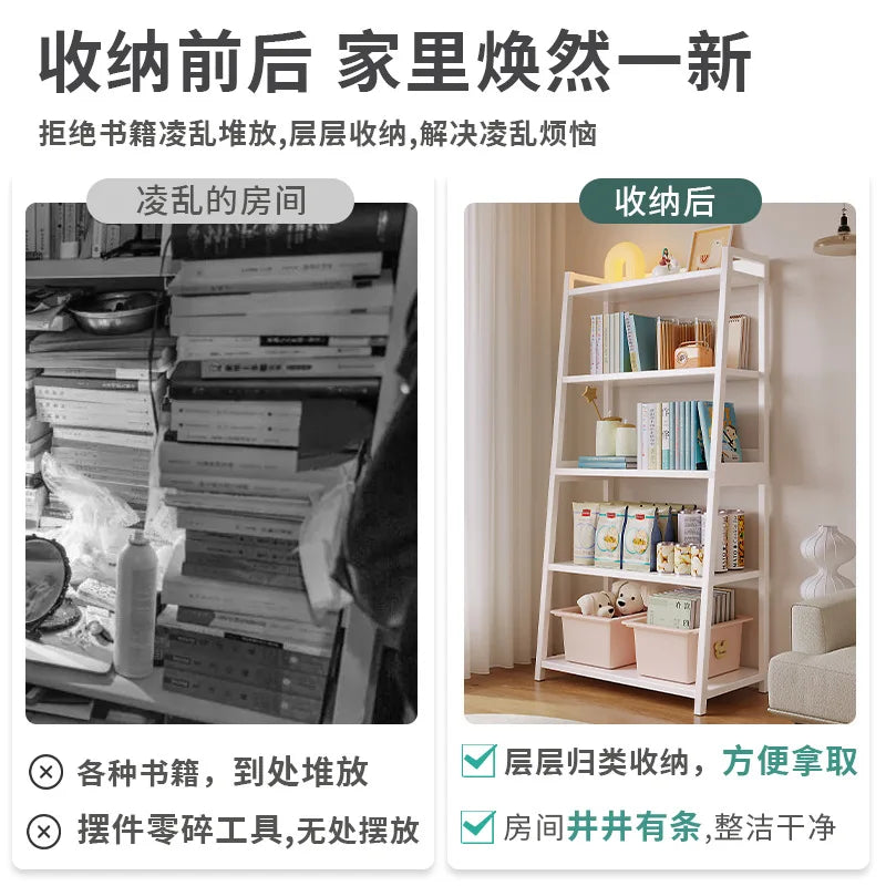 Household Multi-layer Wrought Iron Shelves Ins Wind Simple Floor Storage Display Cabinet Trapezoidal Shelf Bookshelf    Home Decor Supply | Online Retail | ShoreShopper.com