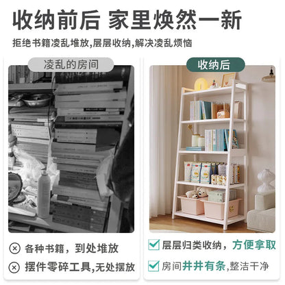 Household Multi-layer Wrought Iron Shelves Ins Wind Simple Floor Storage Display Cabinet Trapezoidal Shelf Bookshelf    Home Decor Supply | Online Retail | ShoreShopper.com