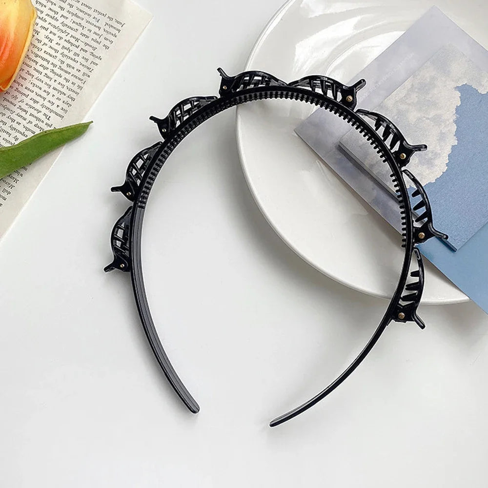 Women Headband Headwear 2025 New Double Bangs Hairstyle Hair Clips    Your Coastal Marketplace | Shoreshopper.com
