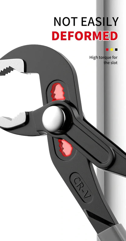 Water Pump Pliers Quick-Release Plumbing Pliers Pipe Wrench Adjustable Water Pipe Clamp Pliers Household Hand Tools Multi-functi    Home Decor Supply | Online Retail | ShoreShopper.com