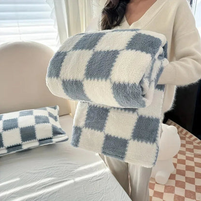 1pcs Shu Cotton Velvet Blanket Sheets Plush Double Sided Summer Air Conditioning Throw Blanket Office Blanket    Your Coastal Marketplace | Shoreshopper.com