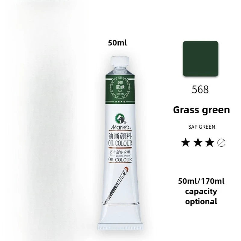 Maries Oil Paint 50ML Oil Painting Art Creation Pigment Large Oil Paint Paint Single Commonly Used 24 Colors    Home Decor Supply | Online Retail | ShoreShopper.com