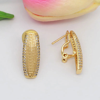 Dubai Vintage Jewelry Sets For Women Luxury Design Shiny Zircon Gold Plated Necklace Earring Bangle Wedding Party Accessories    Home Decor Supply | Online Retail | ShoreShopper.com