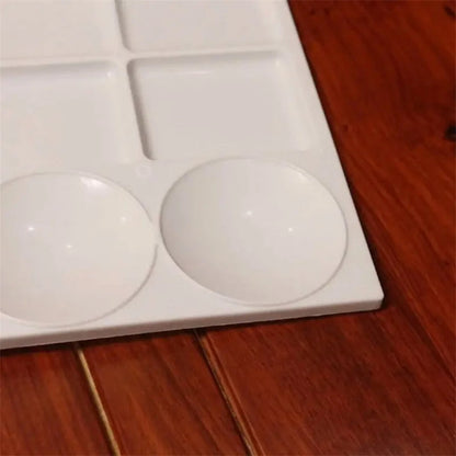 1Pc Oil Paint Water Coloring Palette For Kids Children Adults Art Acrylic Drawing Tray Plastic Pallet Student Stationery    Home Decor Supply | Online Retail | ShoreShopper.com