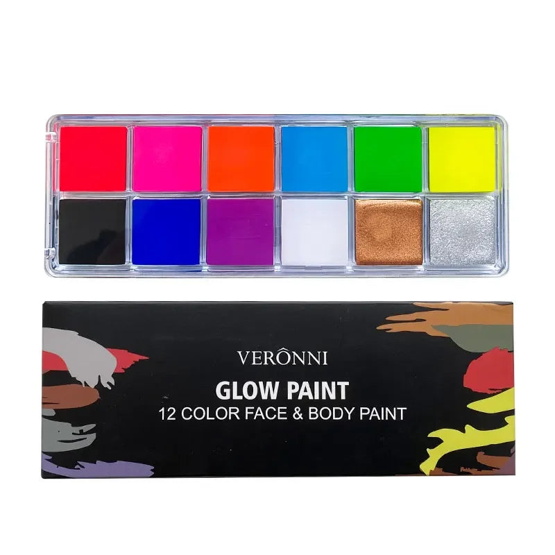 20 Colors Face Body Oil Painting Paint Pigment Non Toxic Safe Kids Flash Tattoo Painting with Brush Art Halloween Cosplay Party    Home Decor Supply | Online Retail | ShoreShopper.com