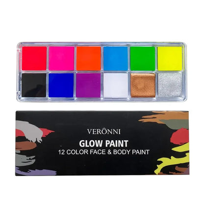 20 Colors Face Body Oil Painting Paint Pigment Non Toxic Safe Kids Flash Tattoo Painting with Brush Art Halloween Cosplay Party    Home Decor Supply | Online Retail | ShoreShopper.com